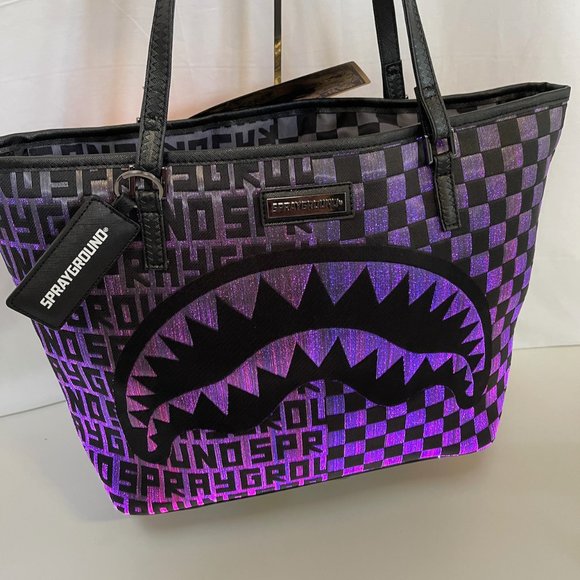 Sprayground Handbags - New Sprayground Fiber Optic Lightshow Tote
